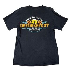 Kadena Clubs Oktoberfest 2021 Okinawa Japan Shirt‎ Mens M Beer Pub Bar Festival